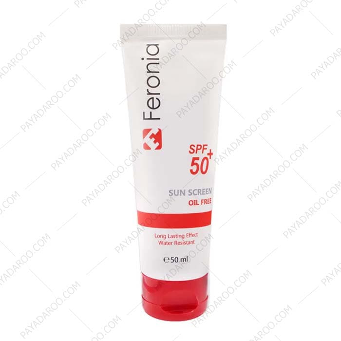 کرم ضد آفتاب بی‌رنگ فرونیا فاقد چربی +SPF50 — تصویر ۴