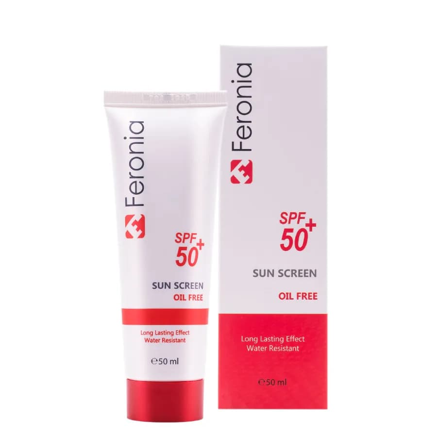 کرم ضد آفتاب بی‌رنگ فرونیا فاقد چربی +SPF50