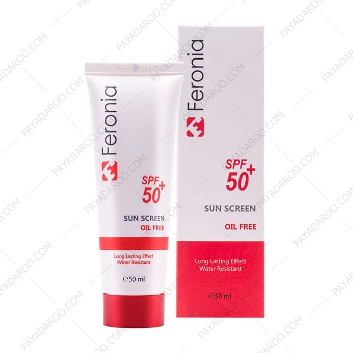 کرم ضد آفتاب بی‌رنگ فرونیا فاقد چربی +SPF50 — تصویر ۳