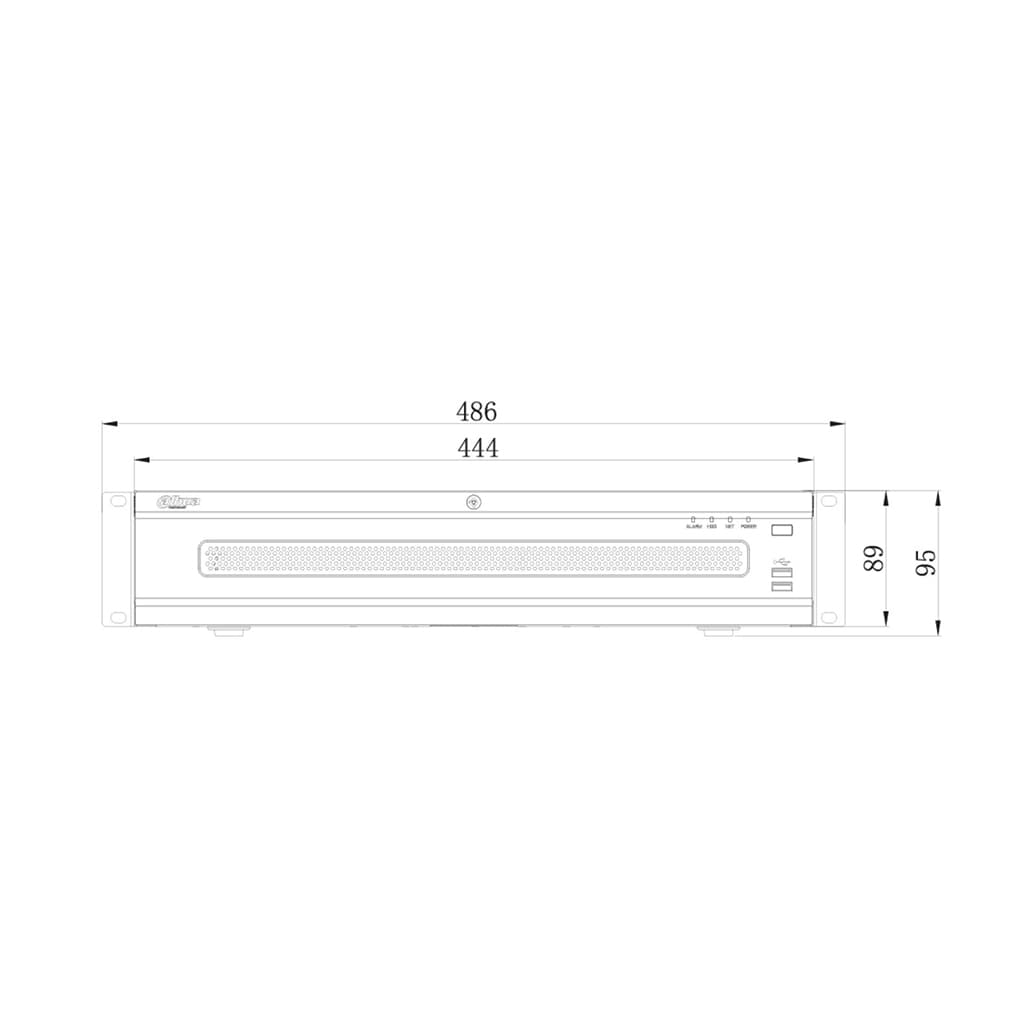 دستگاه NVR مدل DHI-NVR608-128-4KS2 داهوا — تصویر ۲