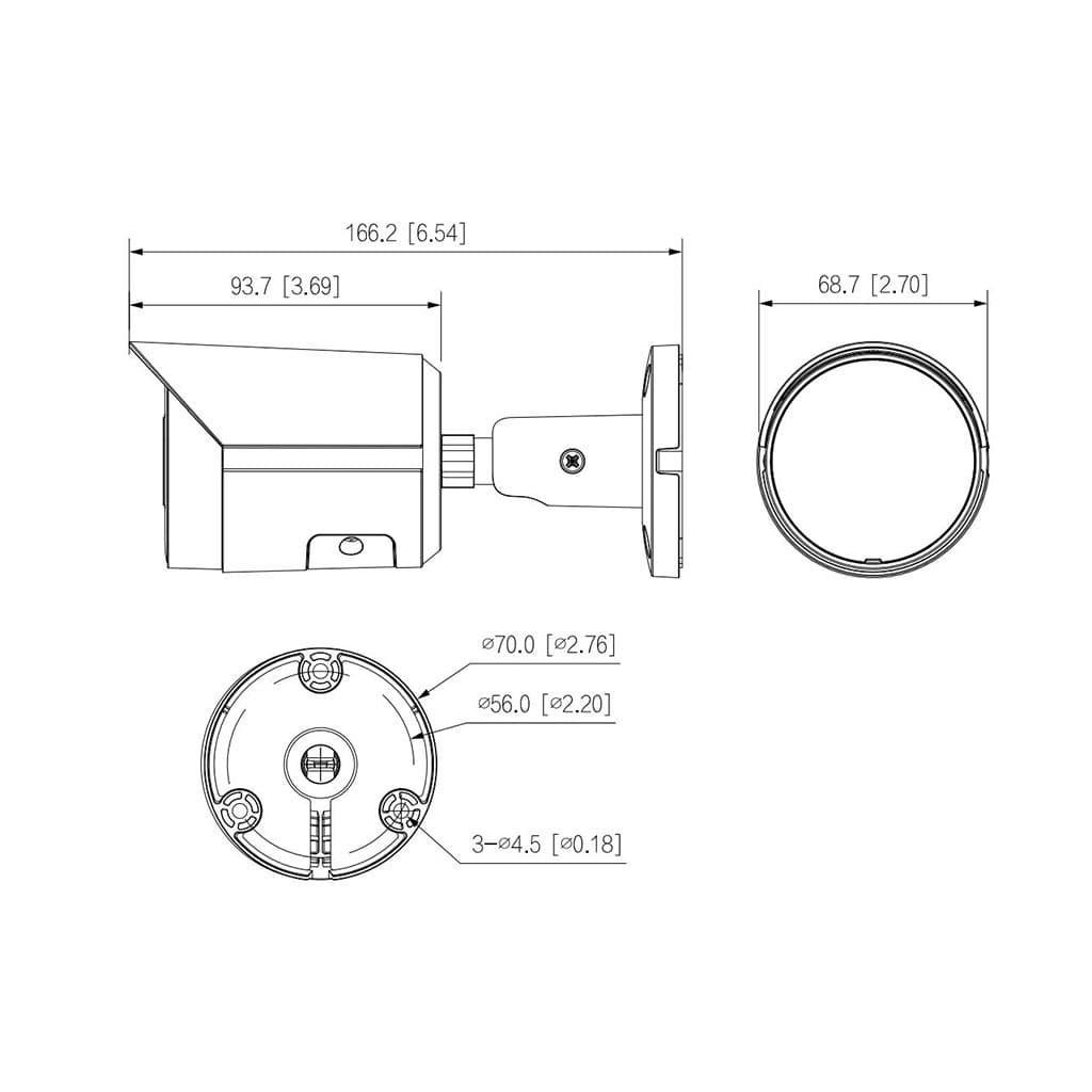 دوربین مداربسته آی پی DH-IPC-HFW2231SP-S-S2 داهوا — تصویر ۴
