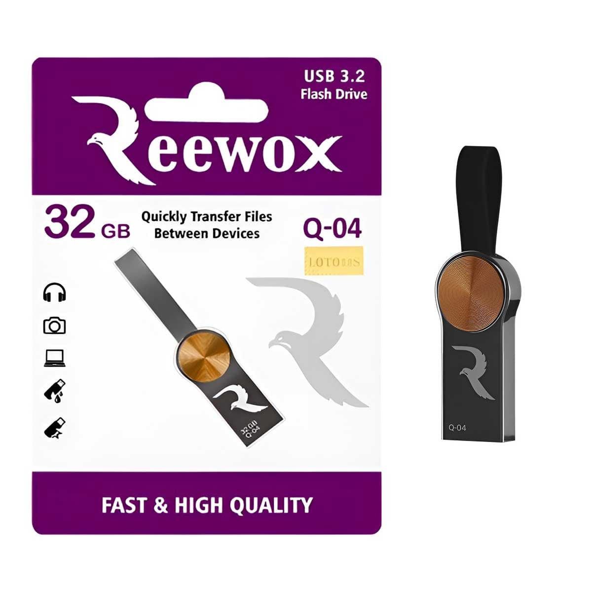 فلش مموری Reewox Q-04 USB 3.2 32GB