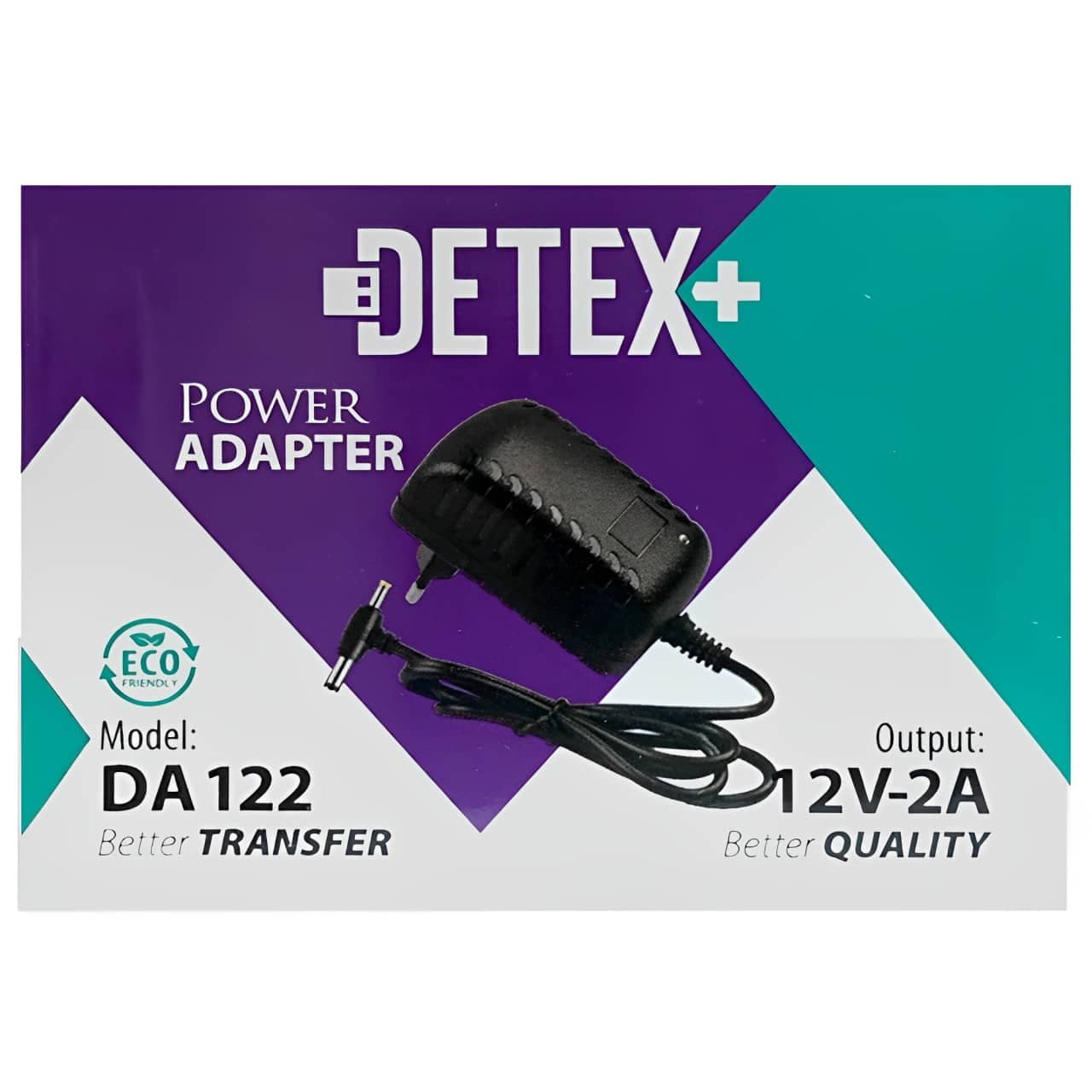آداپتور مودم 12 ولت 2 آمپر DETEX DA122