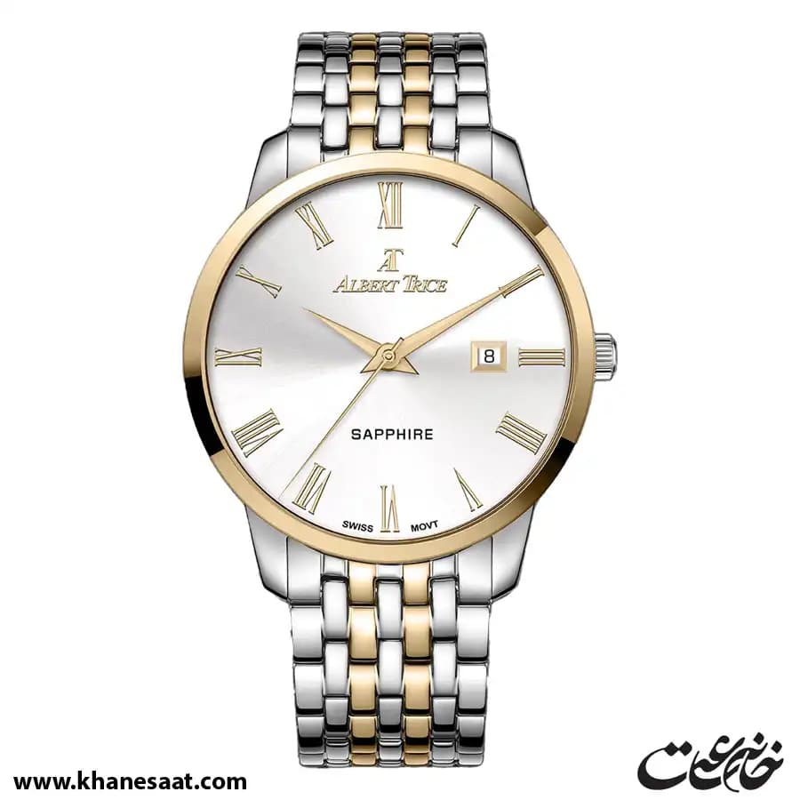 ساعت ست مچی مردانه و زنانه آلبرت ترایس مدل 20335-04 & 20336-14 — تصویر ۲