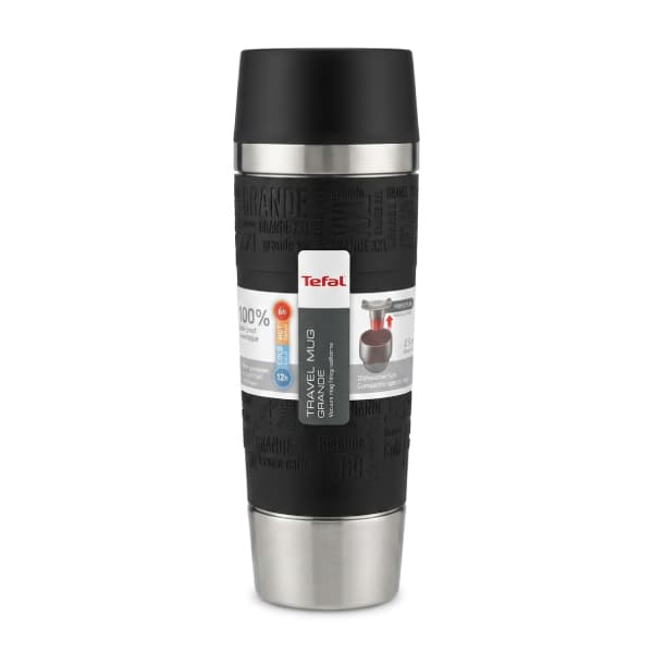 ماگ مسافرتی 0/5 لیتر تفال مشکی مدل Travel Mug Grande