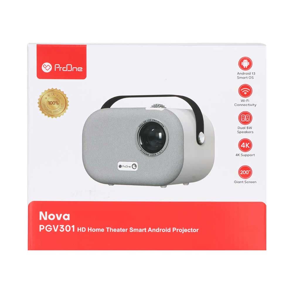 ویدئو پروژکتور خانگی هوشمند ProOne PGV301 Nova — تصویر ۳