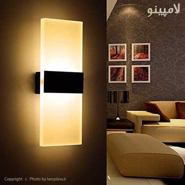 چراغ دیواری دکوراتیو LED هیرووات مدل ab 0900b — تصویر ۸