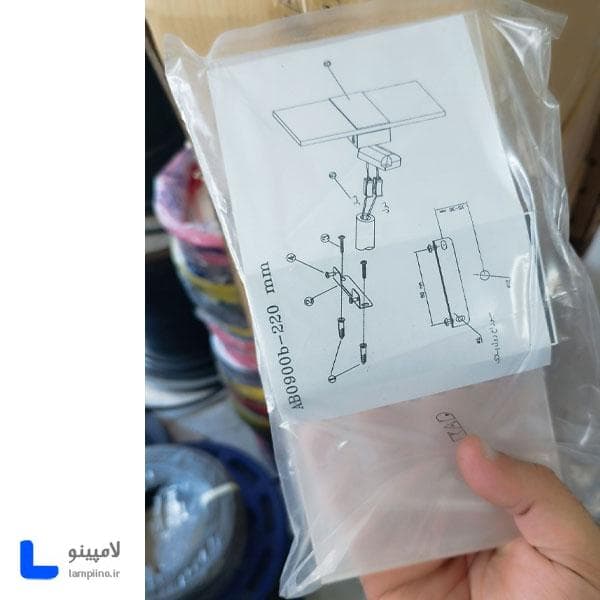 چراغ دیواری دکوراتیو LED هیرووات مدل ab 0900b — تصویر ۵