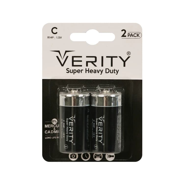 باتری متوسط VERITY مدل Super Heavy Duty کارتی 2 عددی