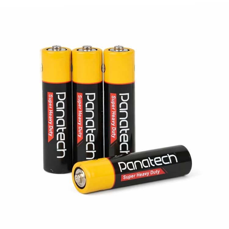 باتری نیم قلمی Panatech مدل Super Heavy Duty شرینک 4 عددی