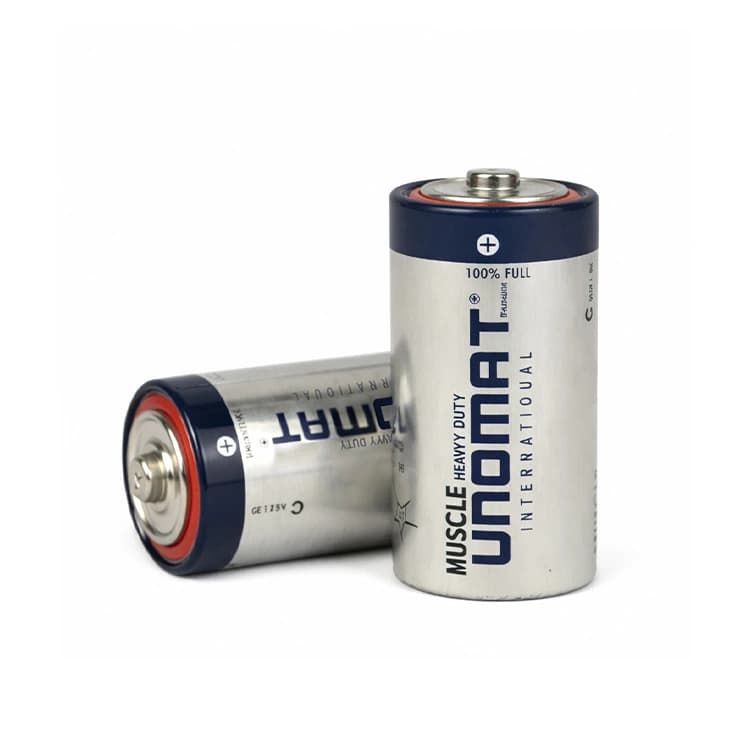 باتری متوسط UNOMAT مدل MUSCLE HEAVY DUTY شرینک 2 عددی — تصویر ۲