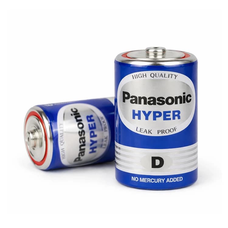 باتری بزرگ Panasonic مدل Hyper D شرینک 2 عددی — تصویر ۲