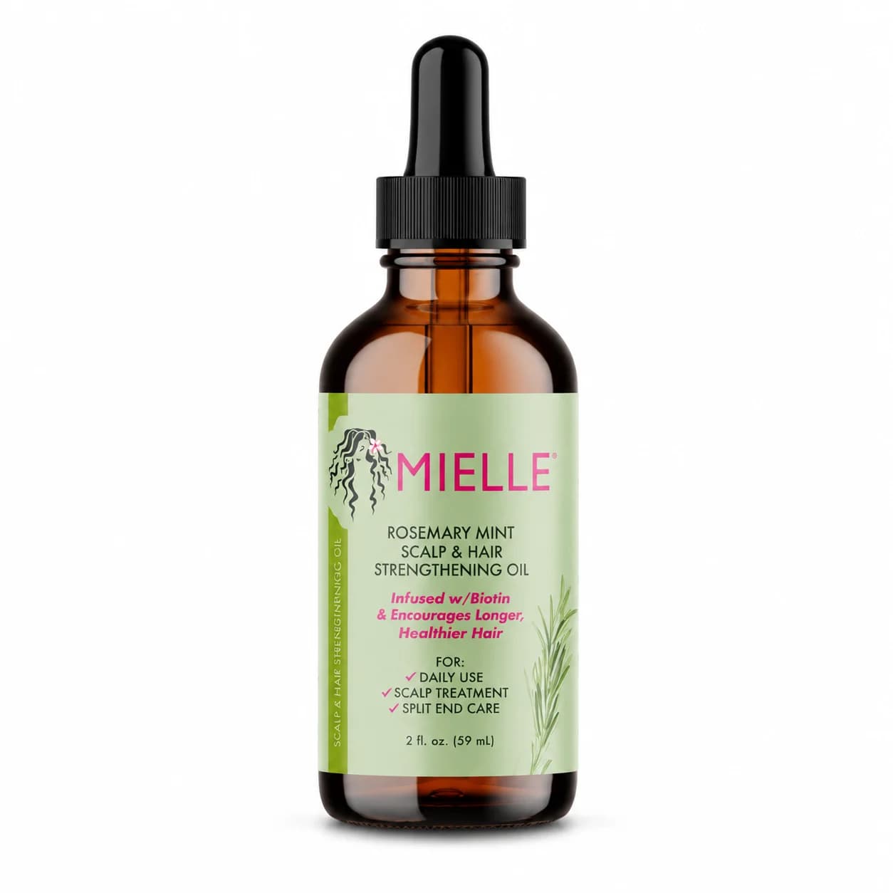 روغن رزماری میله Mielle Rosemary Mint Scalp & Hair Strengthening Oil