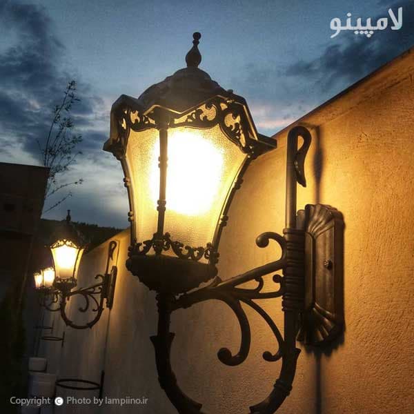 چراغ حیاطی دیواری دوستان مدل ویداس — تصویر ۵