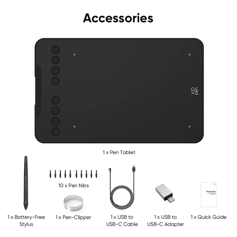 قلم نوری ایکس پی پن مدل LIGHT PEN DECO MINI7 V2 — تصویر ۳