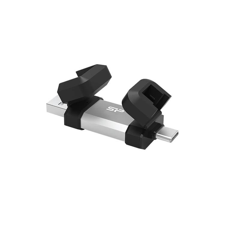 فلش 64 گیگ Silicon Power Mobile USB 3.2 OTG مدل C51 — تصویر ۴