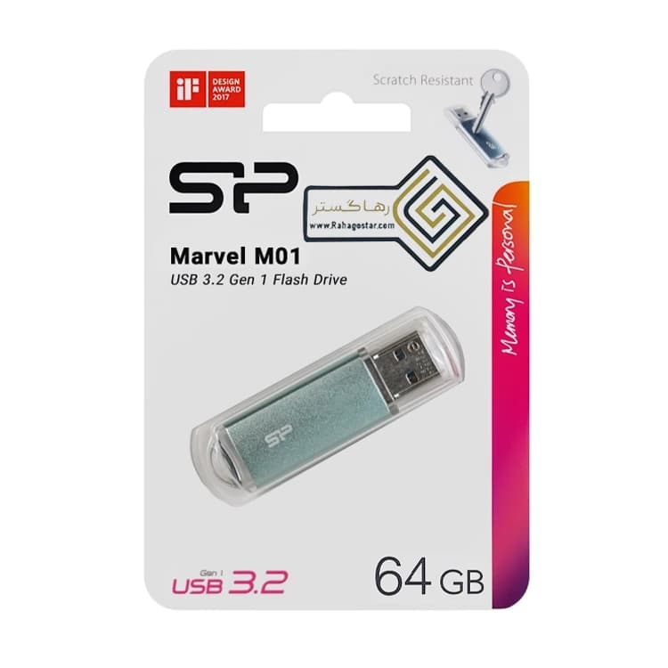 فلش 64 گیگ Silicon Power Marvel USB 3.2 مدل M01