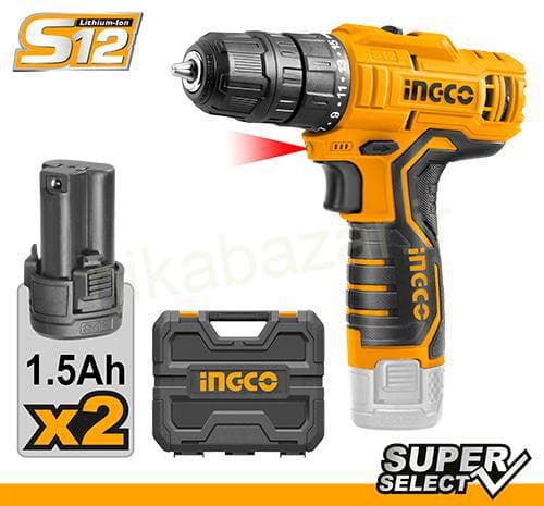 دریل پیچ گوشتی شارژی اینکو CDLI12208