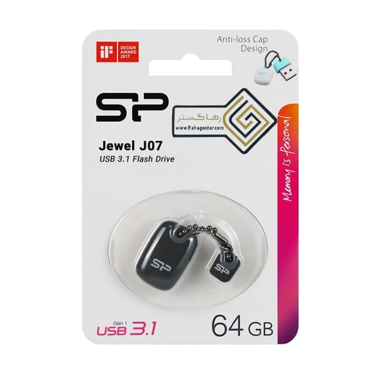 فلش 64 گیگ Silicon Power Jewel USB 3.1 مدل J07