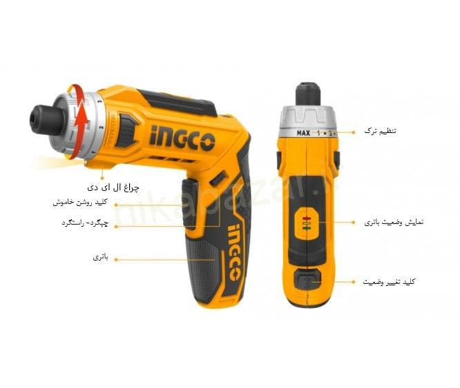 پيچ گوشتي شارژي اينكو CSDLI0801 — تصویر ۲