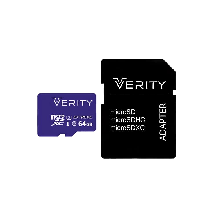 کارت حافظه microSDXC وریتی مدل Extreme 533x کلاس 10 استاندارد UHS-I U3 سرعت 80MBs ظرفیت 64 گیگ آداپتور دار — تصویر ۲