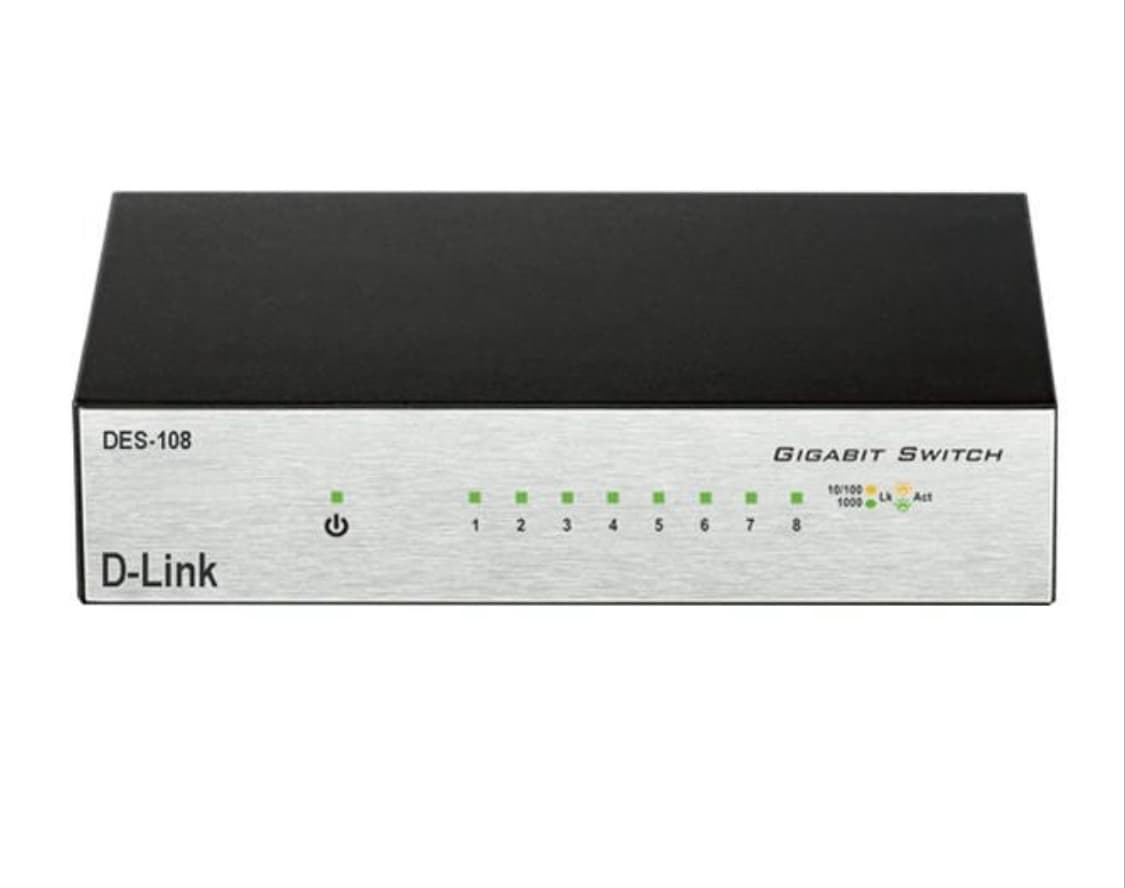 سوییچ 8 پورت دسکتاپی دی-لینک مدل DES-108 — تصویر ۴