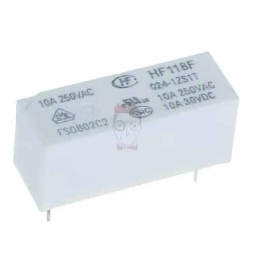 رله 24 ولت پایه معکوس 5 پایه 10 آمپر JQX-118F