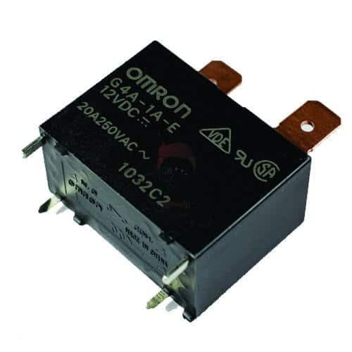 رله 12 ولت شاخک دار 4 پایه 20 آمپر G4A-1A-E-12VDC