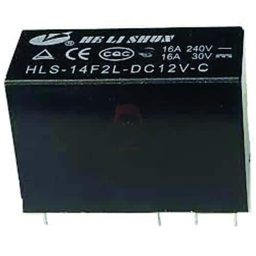 رله 12 ولت کتابی 8 پایه 16 آمپر HLS-14F2L-DC12-C