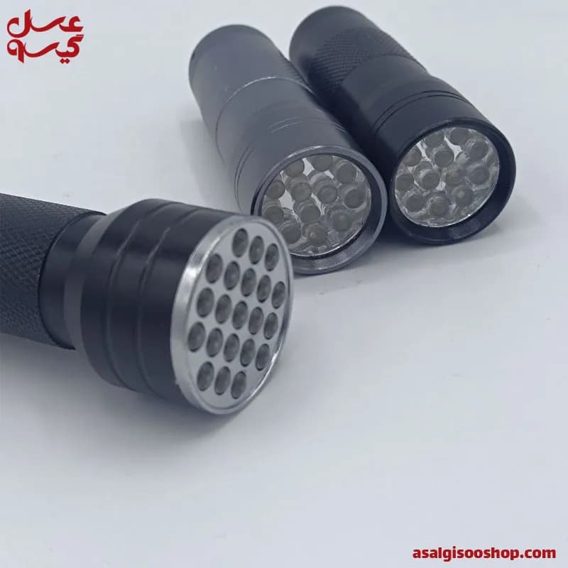 یووی انگشتی مدل چراغ قوه‌ای | Mini Finger UV LED Flashlight Dryer| کد 2791