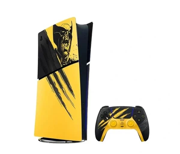 کنسول بازی پلی استیشن 5 اسلیم دیجیتال سونی مدل Marvel’s Wolverine Battle Yellow