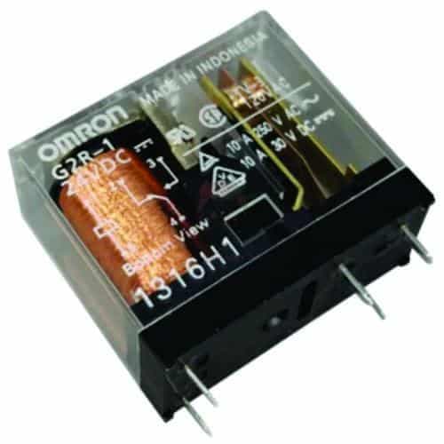 رله 24 ولت شیشه ای 5 پایه 10 آمپر G2R-1-24VDC