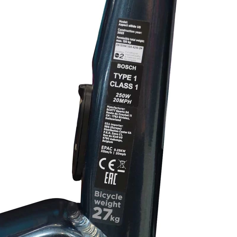دوچرخه برقی اسکات مدل Scott Aspect eRIDE 930 10 Speed 2024 — تصویر ۲