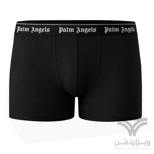 شورت مردانه باکسر بریف اورجینال وارداتی برند Palm Angels مشکی