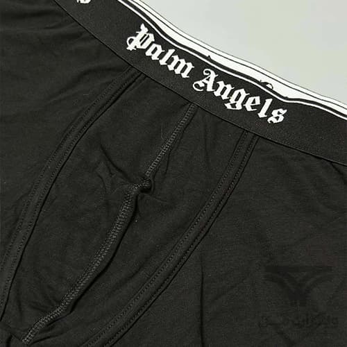 شورت مردانه باکسر بریف اورجینال وارداتی برند Palm Angels مشکی — تصویر ۳