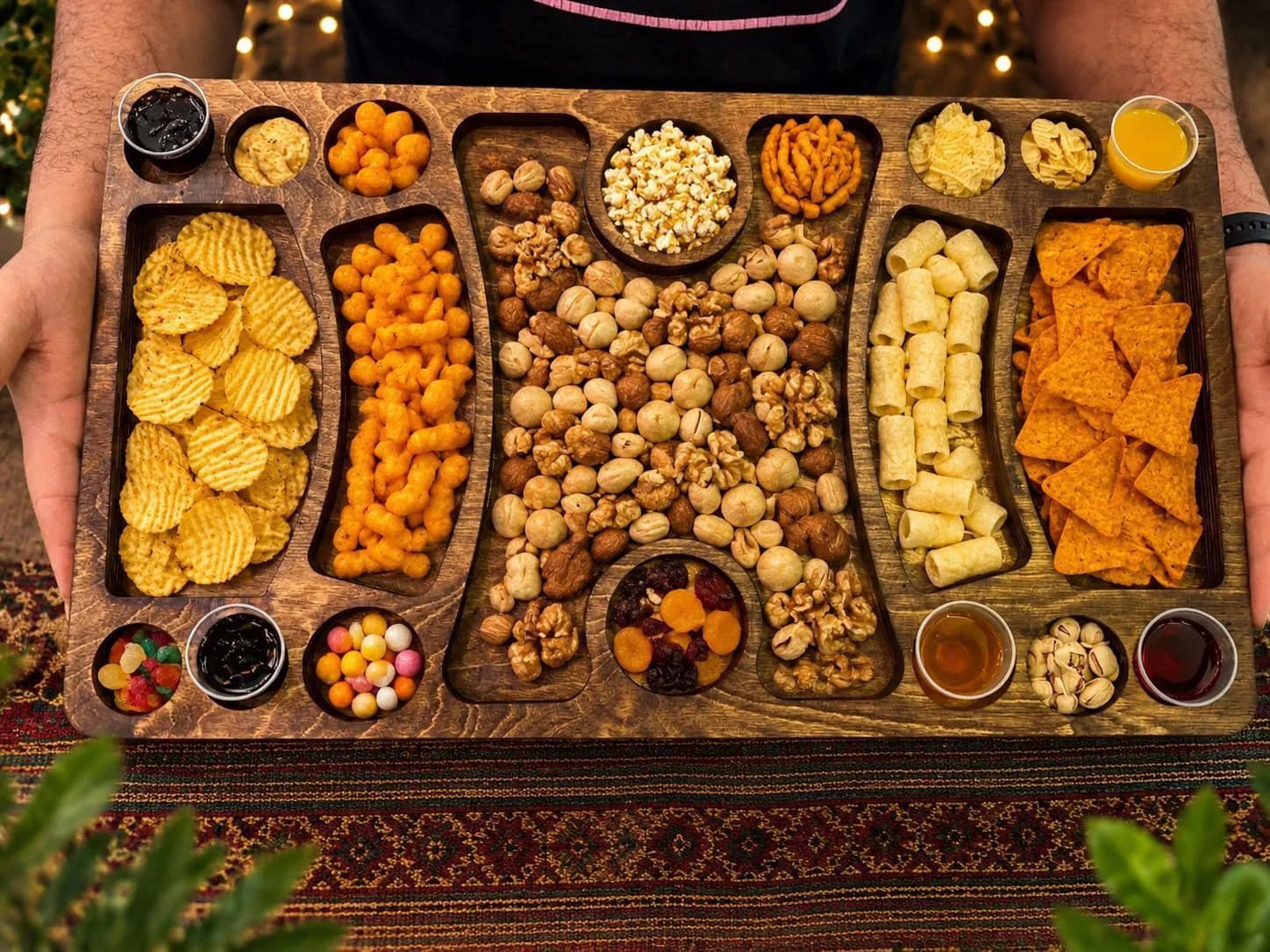 مزه خوری بزرگ بدونه دسته