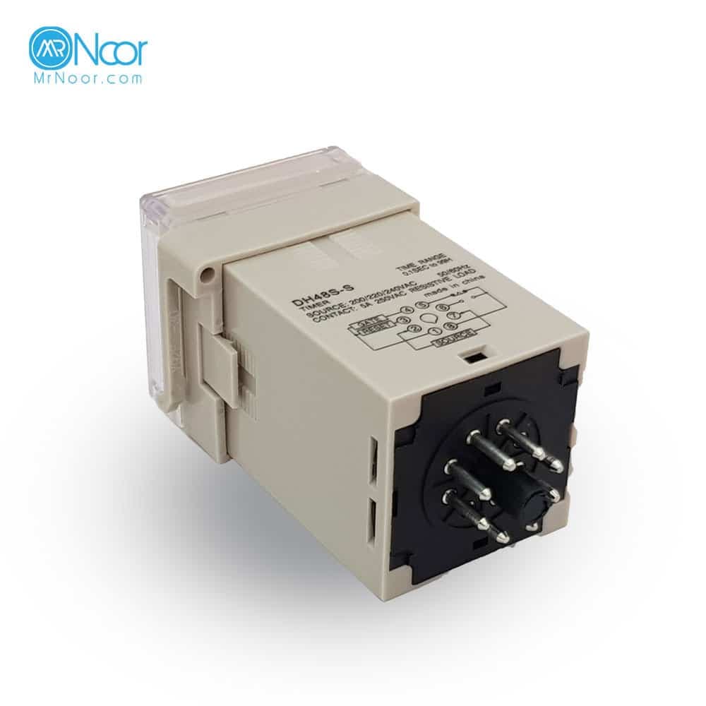 تایمر دو زمانه 8 پایه دیجیتال مدل DH48S-S — تصویر ۳