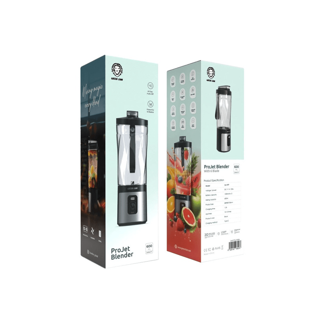 مخلوط‌کن شارژی پروجت گرین لاین ProJet Blender GreenLion — تصویر ۲
