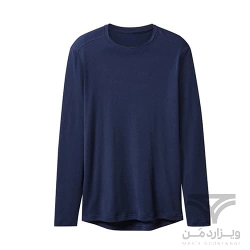 بلوز مردانه ترمو (حرارتی) بیس لایر اسمارا Esmara آلمان سرمه ای Thermal Underwear داخل کرک — تصویر ۲