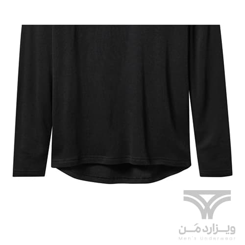 بلوز مردانه ترمو (حرارتی) بیس لایر اسمارا Esmara آلمان مشکی Thermal Underwear داخل کرک — تصویر ۳
