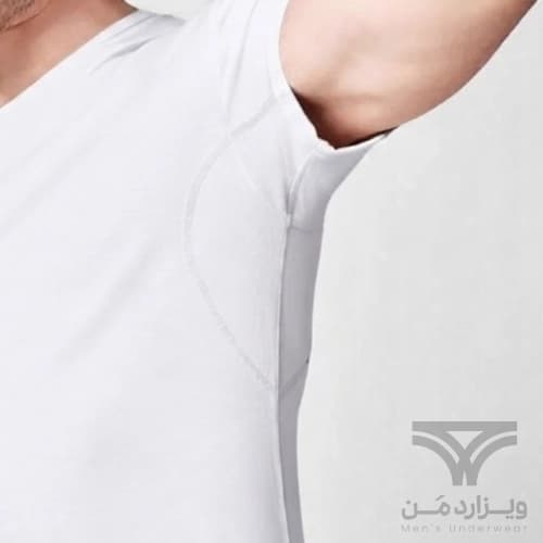 زیرپوش نیم آستین | تیشرت مردانه جاذب رطوبت یقه گرد سفید اورجینال وارداتی برند اسمارا من (Livergy) Esmara Men آلمان — تصویر ۳