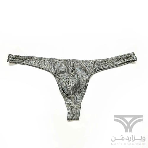 شورت مردانه فانتزی لامبادا Bikini اورجینال وارداتی برند Tommy dooyao بکلس دیسکویی سیلور — تصویر ۳