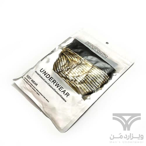 شورت مردانه فانتزی جاک استرپ Jockstrap اورجینال وارداتی برند Tommy dooyao بکلس دیسکویی طلایی — تصویر ۴