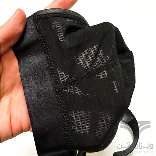 شورت مردانه فانتزی جاک استرپ Jockstrap اورجینال وارداتی برند Tommy dooyao بکلس دیسکویی سیلور — تصویر ۶