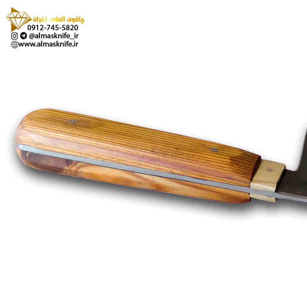 ساطور سرآشپز صربستانی مدل پهن(حرفه ای وبسیارتیز) — تصویر ۲