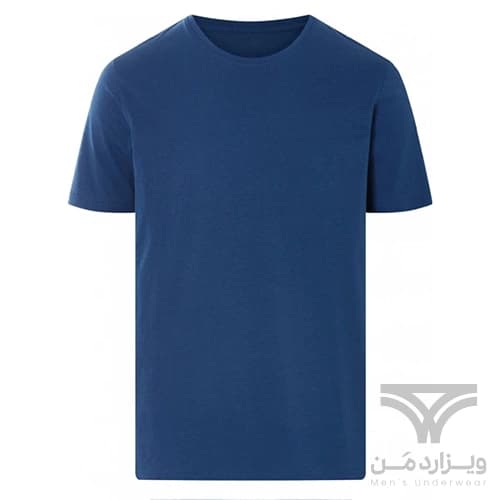 ست مردانه تیشرت و شلوارک راحتی اورجینال لیورجی Livergy آلمان وارداتی طرح چهارخونه آبی — تصویر ۳