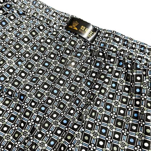 شورت مردانه پادار کوتاه کلاسیک (باکسر) وارداتی Mudiwang پترن دار کش لیفه ای — تصویر ۴