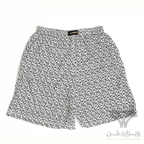 شورت مردانه پادار بلند کلاسیک (باکسر) وارداتی Lianqing پترن دار کش لیفه ای — تصویر ۴