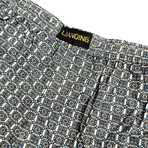 شورت مردانه پادار بلند کلاسیک (باکسر) وارداتی Lianqing پترن دار کش لیفه ای — تصویر ۸