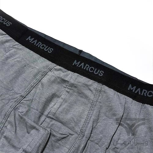شورت مردانه پادار (باکسر بریف) اورجینال وارداتی برند Marcus طوسی تیره — تصویر ۳